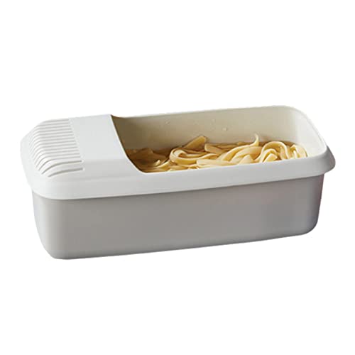 lencyotool Mikrowellen-Dampfschüsseln, Nudelkocher mit Siebsystem, Mikrowellengeeigneter Spaghetti-Kocher Dampfgarer für Wohnheime, kleine Küchen, Büros, BPA-frei, spülmaschinenfest von lencyotool