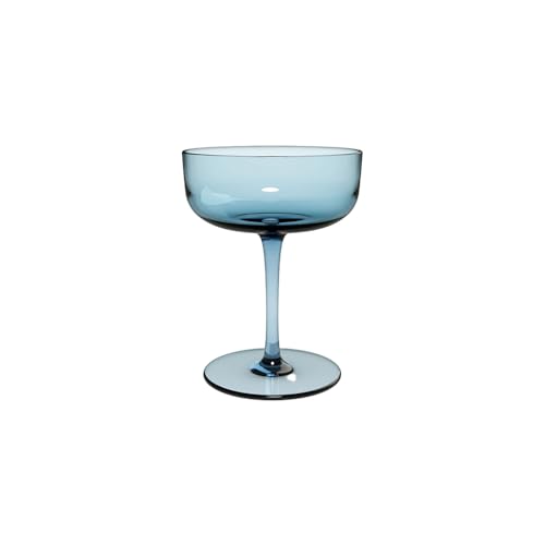 Villeroy & Boch – Like Ice Sektschale / Dessertschale Set 2 Teilig, Farbglas Eisblau, Füllmenge 100 Ml von Villeroy & Boch