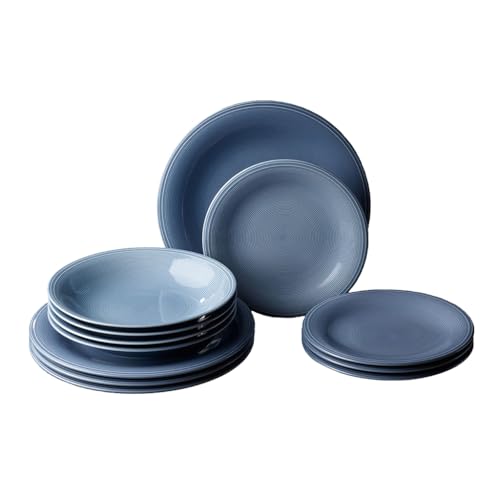 like. by Villeroy & Boch Color Loop Horizon Starter-Set, himmelblau, 12-teilig von Villeroy & Boch