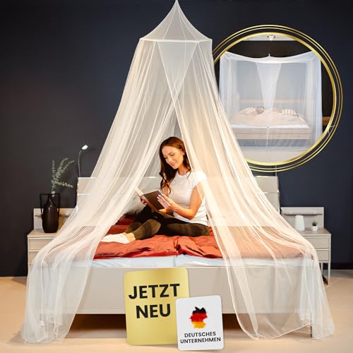 lilimaus Betthimmel Doppelbett - XXL Baldachin für kuschelige Nächte - Himmelbett - Betthimmel Mädchen & Jungen - Kinderzimmer & Schlafzimmer Deko - Moskitonetz von lilimaus