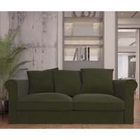 Grönlid 2-Sitzer Sofa Bezug, Bezug Aus 100% Naturleinen - Maßanfertigung Für Ikea Gronlid 2-Sitzer-Loveseat von linencuddles