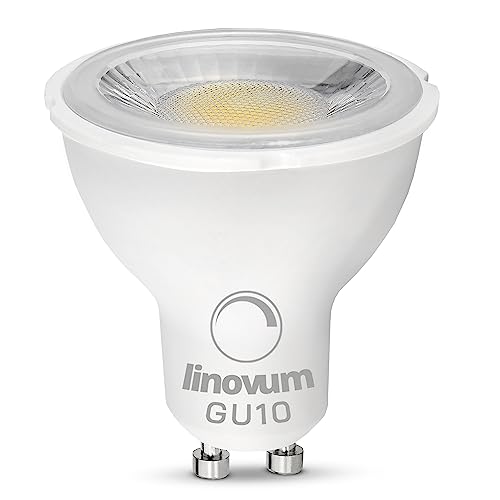 linovum Spot LED Leuchtmittel dimmbar neutralweiß 4000K 230V mit GU10 Fassung - Strahler 6W breiter Abstrahlwinkel helles Licht von linovum