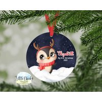 Pinguin Christmas Ornament, First 1st Mein Erstes Weihnachten, Personalisiertes Andenken von littlechickypaperie