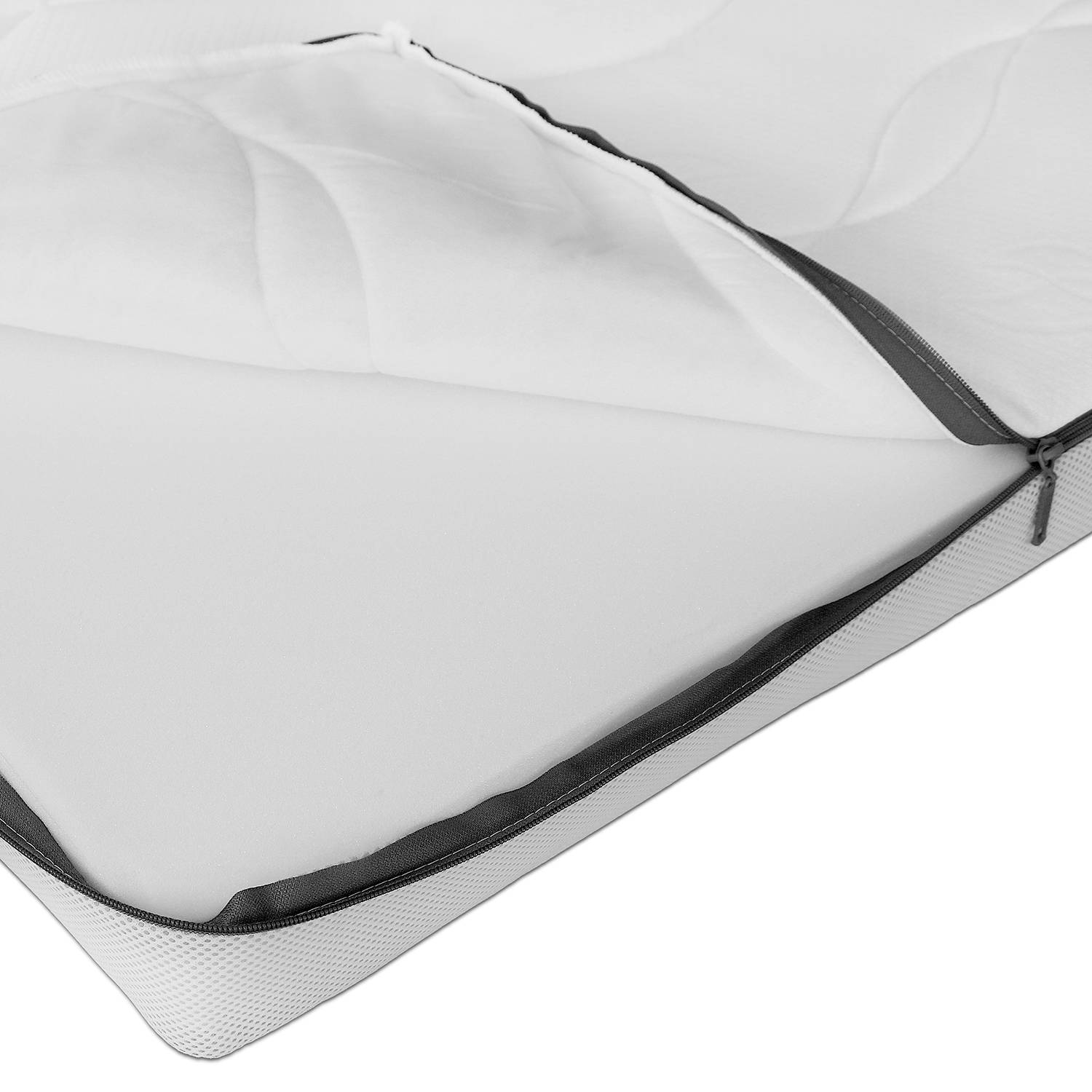 home24 Topper Still Bay Premium 90 x 200cm Jersey Weiß 6 Kaltschaumtopper home24 Topper Still Bay Premium 90 x 200cm Jersey Weiß 6 Kaltschaumtopper von home24