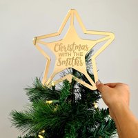 Gold Weihnachtsbaum Stern Topper - Weihnachtsdekoration Ornament von lovelottiexoxo