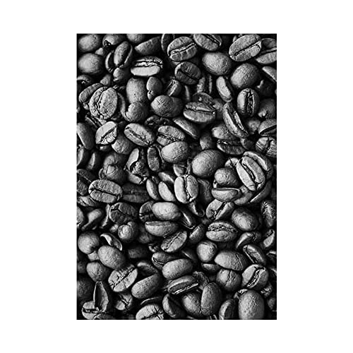 Coffee Food Getränk Moderne Leinwand Drucke Poster Schwarz Weiß Malerei Dekorative Nordische Wandkunst Bild Küche Restaurant Dekor(Color:D,Size:40x60cm no frame) von luose