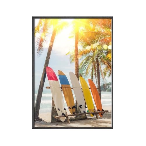 Seascape Print Wall Art Canvas Malerei Surf Beach Poster Surfboard Drucke Küstendekor Bilder for Wohnzimmer Wand (Color : A, Size : 60x90CM No Frame) von luose