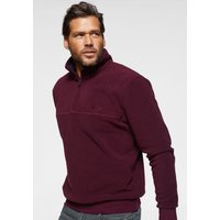 Mans World Fleecepullover, mit Troyerkragen von mans world