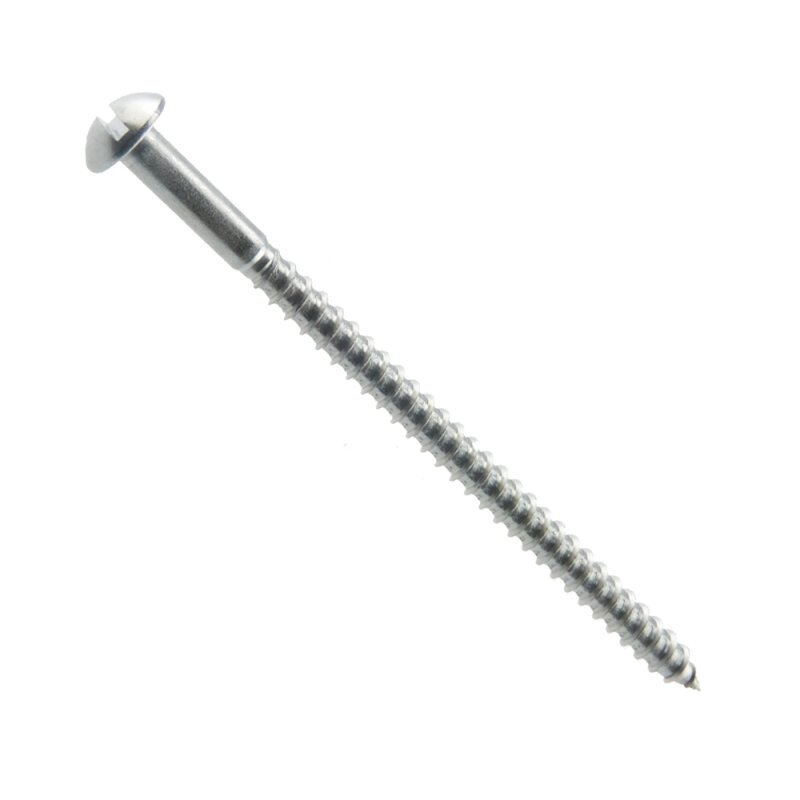 Halbrund-Holzschraube mit Schlitz DIN 96 Edelstahl A2 6 x 70 - 100 Stück Halbrund-Holzschraube mit Schlitz DIN 96 Edelstahl A2 6 x 70 - 100 Stück von Nineka Handels GmbH