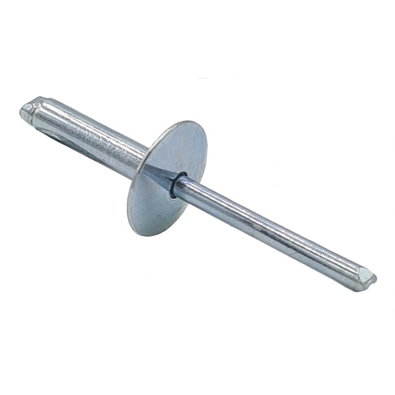 Offene Blindniete mit Sollbruchdorn großer 16mm Flachkopf Alu/Alu 4,8 x 19,9 - 250 Stück Offene Blindniete mit Sollbruchdorn großer 16mm Flachkopf Alu/Alu 4,8 x 19,9 - 250 Stück von Nineka Handels GmbH