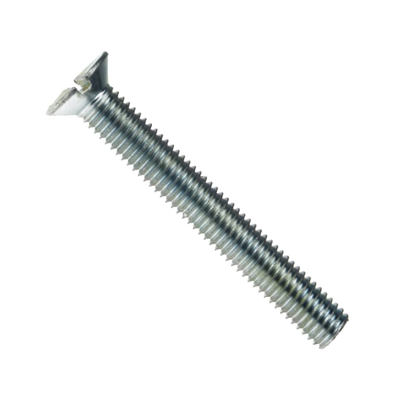 Senkschraube mit Schlitz DIN 963 4.8 Stahl galvanisch verzinkt M 8 x 25 - 100 Stück Senkschraube mit Schlitz DIN 963 4.8 Stahl galvanisch verzinkt M 8 x 25 - 100 Stück von Nineka Handels GmbH