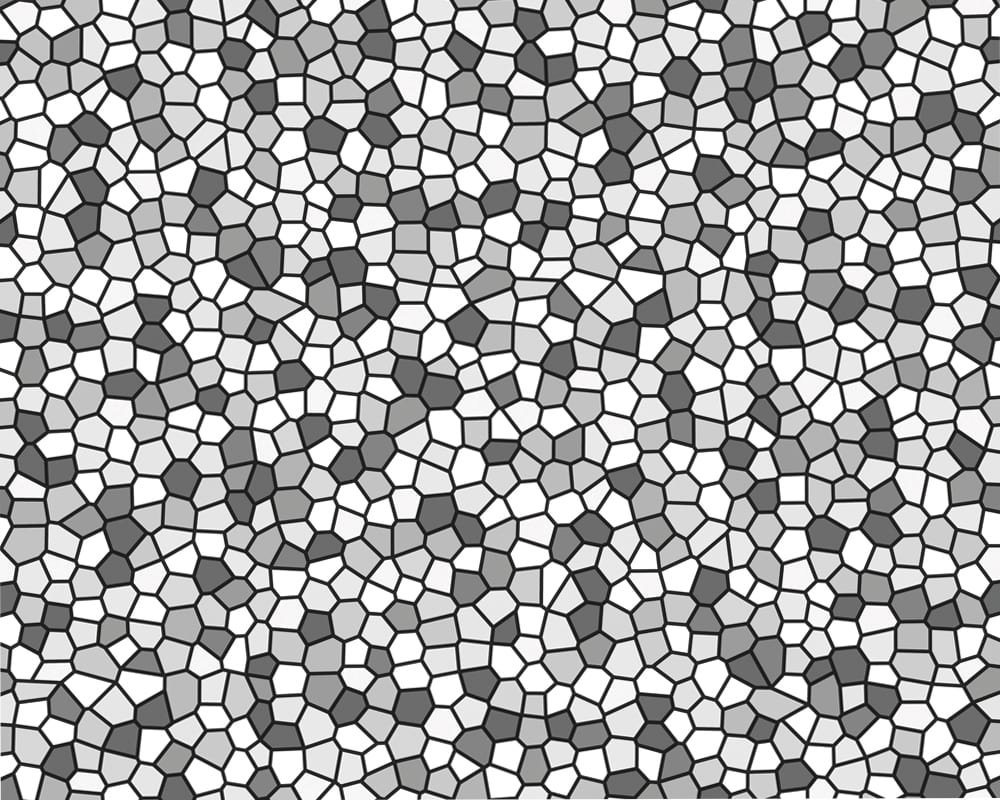 Fußmatte SOFT VINTAGE Bodenbelag Kachel Polyester grau 65x100 cm, matches21 HOME & HOBBY, rechteckig, Höhe: 2.2 mm von matches21 HOME & HOBBY