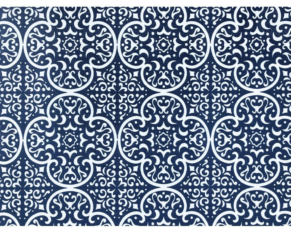 Fußmatte SOFT VINTAGE Bodenbelag Orient Polyester dunkelblau 65x100 cm, matches21 HOME & HOBBY, rechteckig, Höhe: 2.2 mm von matches21 HOME & HOBBY