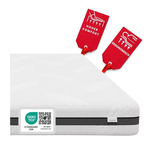 matinee - Schaumstoff-Matratze 180 x 200 cm - Massage-Schaumstoff mit Kaltschaum und Hypoallergener Latex-Schaum - Bezug - Härtegrad H3 - Sudom matinee - Schaumstoff-Matratze 180 x 200 cm - Massage-Schaumstoff mit Kaltschaum und Hypoallergener Latex-Schaum - Bezug - Härtegrad H3 - Sudom von matinee