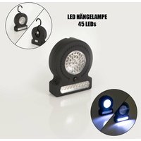 Werkstatt led Hängelampe Taschenlampe Leuchte Lampe Handlampe mit 45 LED's mit Haken und Magnet - Mauk von mauk