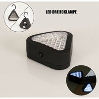 Mauk - led Werkstatt Dreiecklampe Handlampe Taschenlampe Leuchte Hängelampe Lampe 21 LED's mit Haken und Magnet von mauk