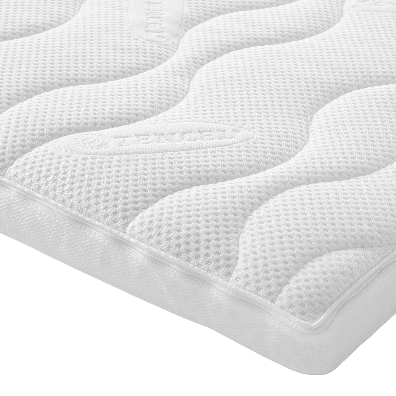 home24 Komfortschaum LLQ-Topper 140 x 200cm Webstoff Weiß 4 cm home24 Komfortschaum LLQ-Topper 140 x 200cm Webstoff Weiß 4 cm von home24