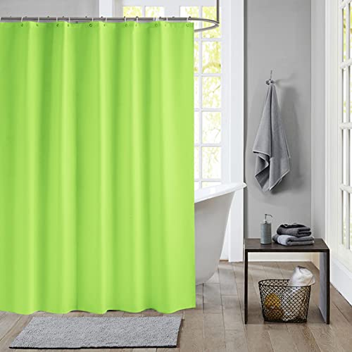 meioro Solide Farbe Duschvorhänge,Wasserdicht PEVA Duschvorhang mit Duschvorhangringen,wasserdichte und Schimmelresistent Badvorhang Shower Curtains Badezimmer Badewannen(Breite 180cm x Höhe 220cm) von meioro