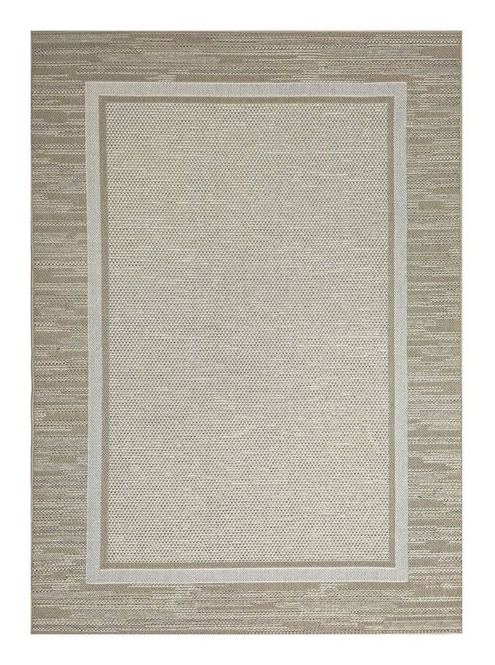 Teppich OTTAWA, Beige, 200 x 280 cm, Polypropylen, Bordüre, merinos, rechteckig, Höhe: 1 mm von merinos