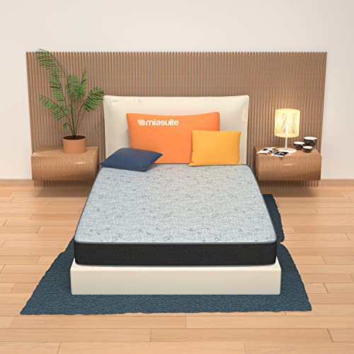 Matratze 140x180 cm, Höhe 13 cm - aus Waterfoam, Klappmatratze, Atmungsaktive, Antiallergisch und Milbendicht. Modell: Summit H13 von miasuite i sogni italiani