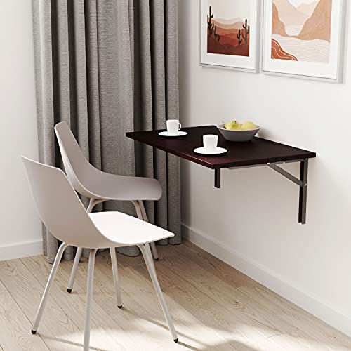 mikon 100x60 | Wandklapptisch Klapptisch Wandtisch Küchentisch Schreibtisch Kindertisch | WENGE von mikon