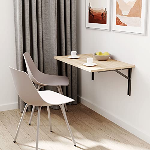 mikon 70x60 | Wandklapptisch Klapptisch Wandtisch Küchentisch Schreibtisch Kindertisch | Sonoma von mikon