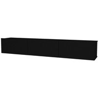 TV-Lowboard Damla schwarz B/H/T: ca. 180x29,5x29,5 cm von moebel17