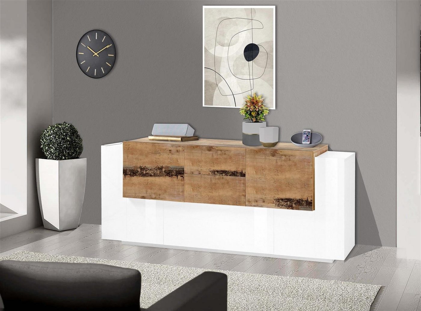 möbelando Sideboard Catania, 220 x 86 x 45 cm (B/H/T) von möbelando