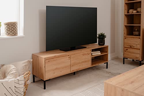 möbelando TV-Board Korsika in Dekor Artisan Oak. Abmessungen (BxHxT) 150x49x40 cm von möbelando