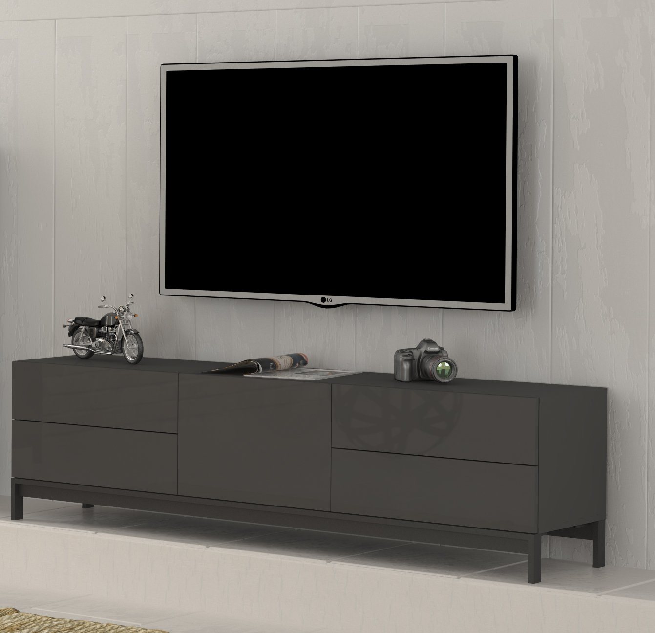 möbelando TV-Board Mercogliano, 170 x 47.7 x 40 cm (B/H/T) von möbelando