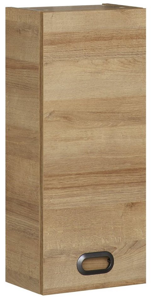 möbelando Wandhängeschrank in Riviera Eiche quer Nachbildung mit einer Tür und 2 Einlegeböden, BxHxT: 30x70x20 cm von möbelando