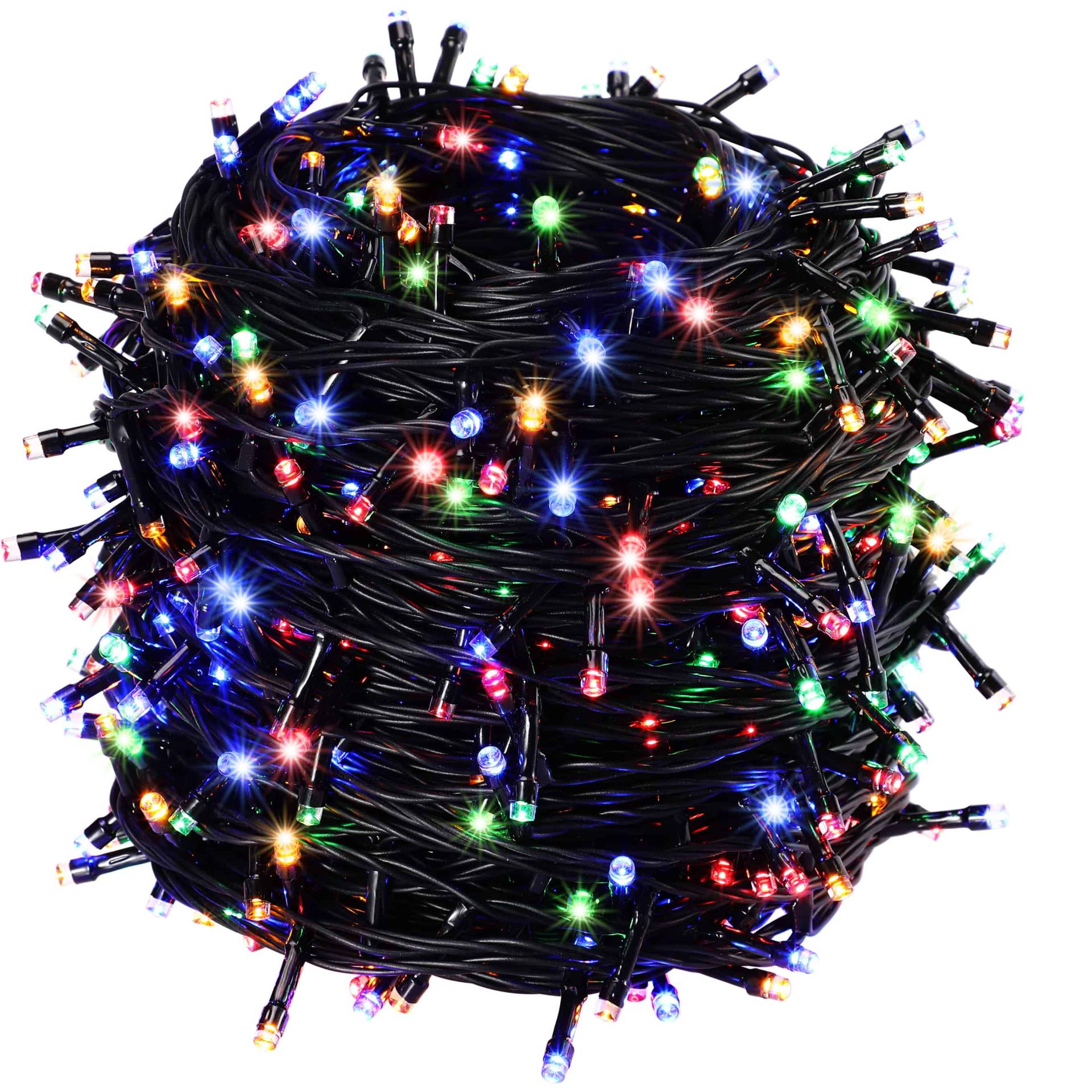 Lichterkette Weihnachten Bunt 14m von monzana®