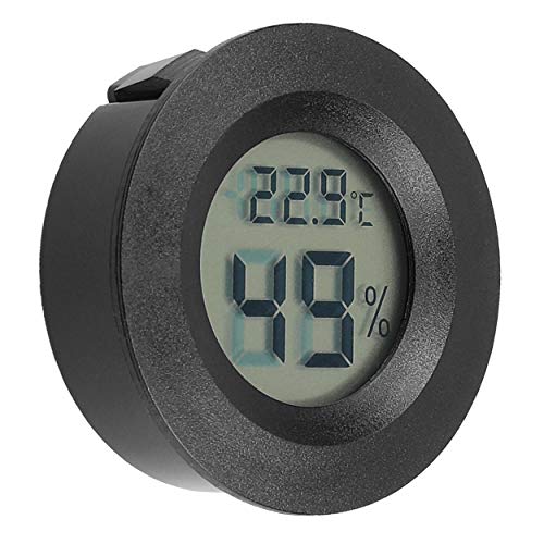 mumbi mini Thermometer Hygrometer Thermo-Hygrometer Luftfeuchtigkeit Temperaturmesser rund, 1 Stück von mumbi