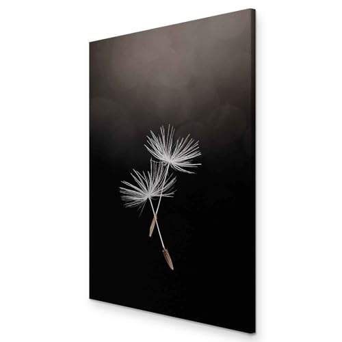 murando Akustikbild Pusteblume Bilder Hochleistungsschallabsorber Schallschutz Leinwand Akustikdämmung 1 tlg Wandbild Raumakustik Schalldämmung Pflanzen Natur Blumen Botanik von murando