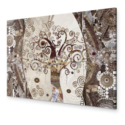 murando - Bilder Gustav Klimt Baum des Lebens 60x40 cm Vlies Leinwandbild 1 tlg Kunstdruck modern Wandbilder XXL Wanddekoration Design Wand Bild - Abstrakt l-A-0004-b-d von murando