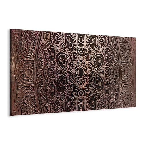 murando - Bilder Mandala 135x45 cm Vlies Leinwandbild 1 tlg Kunstdruck modern Wandbilder XXL Wanddekoration Design Wand Bild Panoramabild - Orient Zen Indisch Hippie f-A-0594-b-c von murando