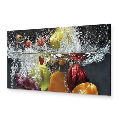 murando - Bilder Obst und Gemüse 120x40 cm Vlies Leinwandbild 1 tlg Kunstdruck modern Wandbilder XXL Wanddekoration Design Wand Bild Panoramabild - Wasser Küche j-B-0072-b-a von murando