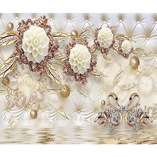 murando - Fototapete Selbstklebend Lederoptik 196x140 cm - Foto Tapete Tapetenfolie Möbelfolie Wandverkleidung Wandtapete Motivtapeten Wohnzimmer Schlafzimmer 3d Modern - Blumen Glamour b-B-0500-a-a murando - Fototapete Selbstklebend Lederoptik 196x140 cm - Foto Tapete Tapetenfolie Möbelfolie Wandverkleidung Wandtapete Motivtapeten Wohnzimmer Schlafzimmer 3d Modern - Blumen Glamour b-B-0500-a-a von murando