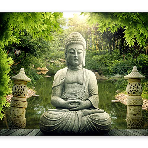 murando Fototapete selbstklebend Buddha 196x140cm Foto Tapete Tapetenfolie Möbelfolie Wandverkleidung Wandtapete Motivtapeten Bildtapete Wohnzimmer 3d Effekt Modern Wald grün Zen Orient 10110903-12 murando Fototapete selbstklebend Buddha 196x140cm Foto Tapete Tapetenfolie Möbelfolie Wandverkleidung Wandtapete Motivtapeten Bildtapete Wohnzimmer 3d Effekt Modern Wald grün Zen Orient 10110903-12 von murando