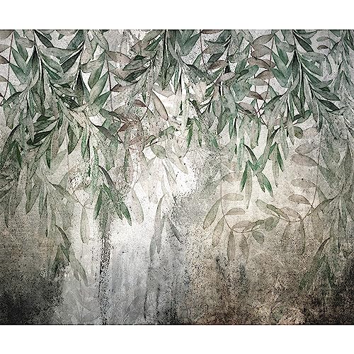 murando - Vlies Fototapete Blätter 400x280cm Foto Tapete Schlafzimmer Wohnzimmer Vliestapete XXL Motivtapeten Bildtapete 3d Effekt Wand Dekoration - Natur Botanik Betonoptik grün beige b-C-0994-a-a murando - Vlies Fototapete Blätter 400x280cm Foto Tapete Schlafzimmer Wohnzimmer Vliestapete XXL Motivtapeten Bildtapete 3d Effekt Wand Dekoration - Natur Botanik Betonoptik grün beige b-C-0994-a-a von murando