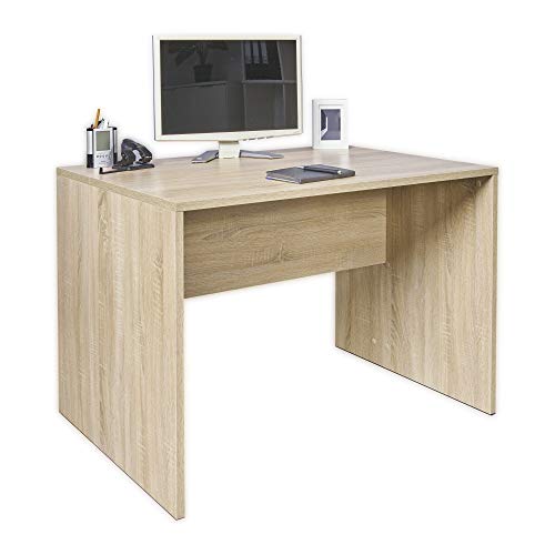 Schreibtisch Kinder - PC Tisch - Gaming Tisch - [Funktional und Robust] - Kleiner Tisch - Arbeitstisch - Bürotisch - Büro Möbel - Sonoma-Eiche B 110 cm x H 75 cm x T 75 cm | Büro Tisch von mutatio