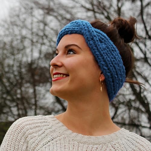 myboshi Strickring-Set Arona, inkl. No.1-Wolle, Strickring, Anleitung, Wolle und Label, für Anfänger geeignet, Loom-Set 30% Merinowolle Blau myboshi Strickring-Set Arona, inkl. No.1-Wolle, Strickring, Anleitung, Wolle und Label, für Anfänger geeignet, Loom-Set 30% Merinowolle Blau von myboshi
