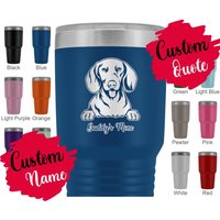 Personalisierte Dackel Mama Und Papa Geschenk, Besitzer Becher, Teckel Hund Weihnachten Frauen Männer Dotson Weenie Geschenke von mylovelypuppy