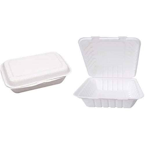 Franz Mensch Lunchbox 22,5 x 20 x 9 cm aus Zuckerrohr-Fasern - 200 Stck. von FRANZ MENSCH