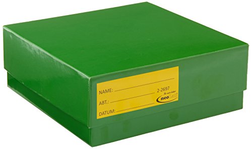 neoLab 2-2697 Kryo-Aufbewahrungsbox aus Karton 50 mm hoch, Grün von neoLab