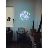 Altes Retro Vinyl Neon Schild Wohndekoration Wie Led Dekor Custom Schlafzimmer Wanddekoration Sigh Küche Personalisiertes Haus Geschenk von neonlampochkin