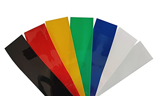 2m Akku Schrumpfschlauch PVC von 20mm bis 200mm Flachmaß, Farbwahl, Farbe:Gruen, Größe:100 mm von NETPROSHOP
