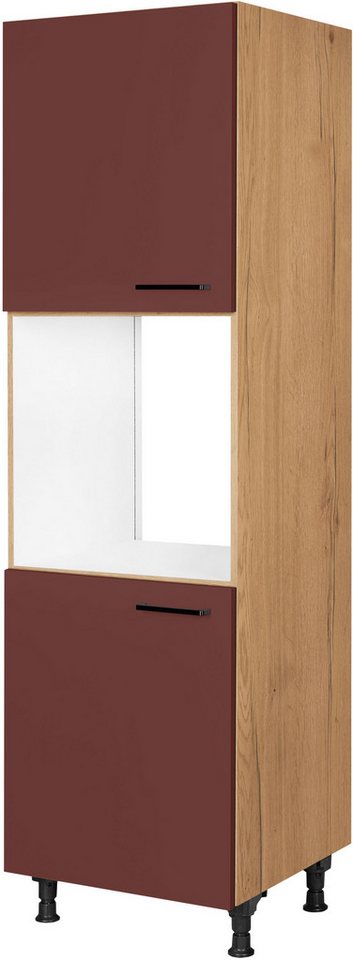 nobilia® Herdumbauschrank "Easytouch", Ausrichtung wählbar, mit zwei zusätzlichen Türen, vormontiert, Breite/Höhe: 60/167,8 cm von nobilia®