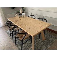 Esszimmer/Küche Bar Tisch Nussbaum Holz Rustikal Einzigartige Live Edge Individuelle Wiederhergestellte Holzplatte Luxus /Kaffee Sehpa Beistelltisch von odunzhomedecor