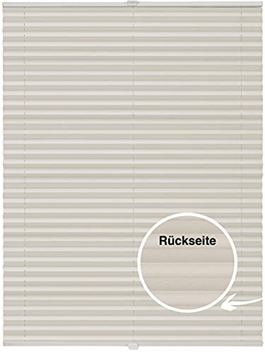 ondeco Plissee nach Maß Thermo für Fenster innen Montage in Glasleiste mit Spannschuh Sonnenschutz-Rollo Lichtschutz Blickdicht leichte Verdunkelung Vanilie B: 51-60 cm, H: 40-100 cm ondeco Plissee nach Maß Thermo für Fenster innen Montage in Glasleiste mit Spannschuh Sonnenschutz-Rollo Lichtschutz Blickdicht leichte Verdunkelung Vanilie B: 51-60 cm, H: 40-100 cm von ondeco